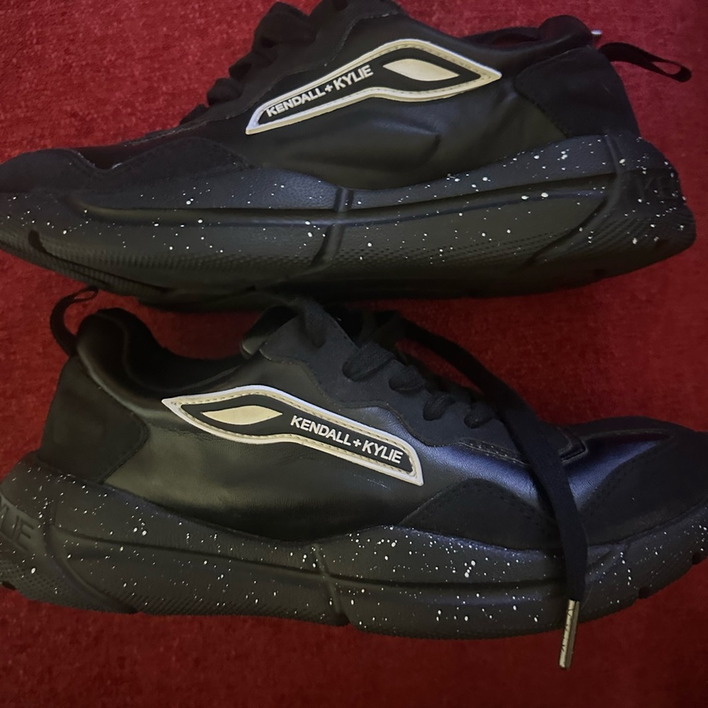 Kendall & Kylie Black Sneakers with Chunky Sole